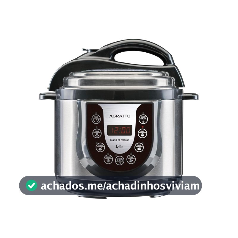 Panela de Pressão Eletrônica Ped-01 127v/60hz Agratto, 3878, Inox