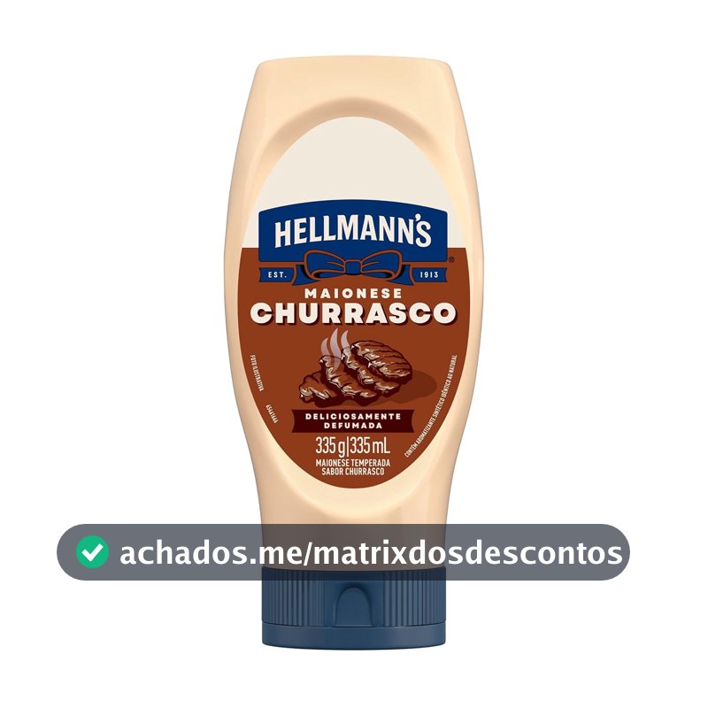 Hellmann's Maionese Defumada Churrasco 335 G