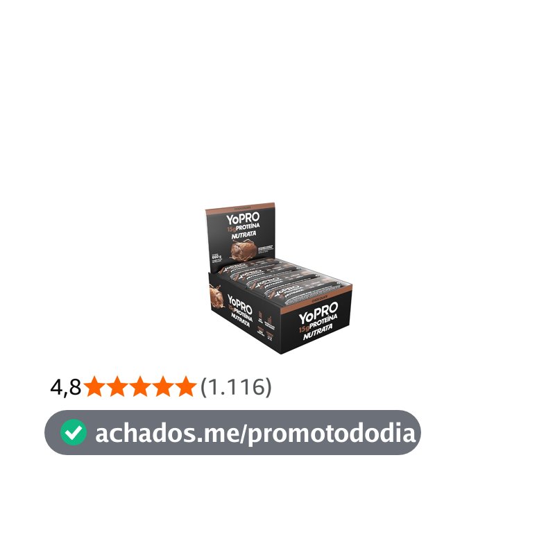 NUTRATA YOPRO 55G DISPLAY C/ 12 BARRAS - CHOCOLATE