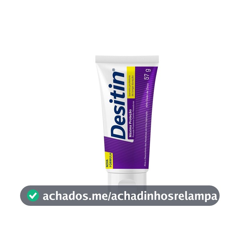 Creme Preventivo de Assaduras para Bebês Desitin, Máxima Proteção, 57g