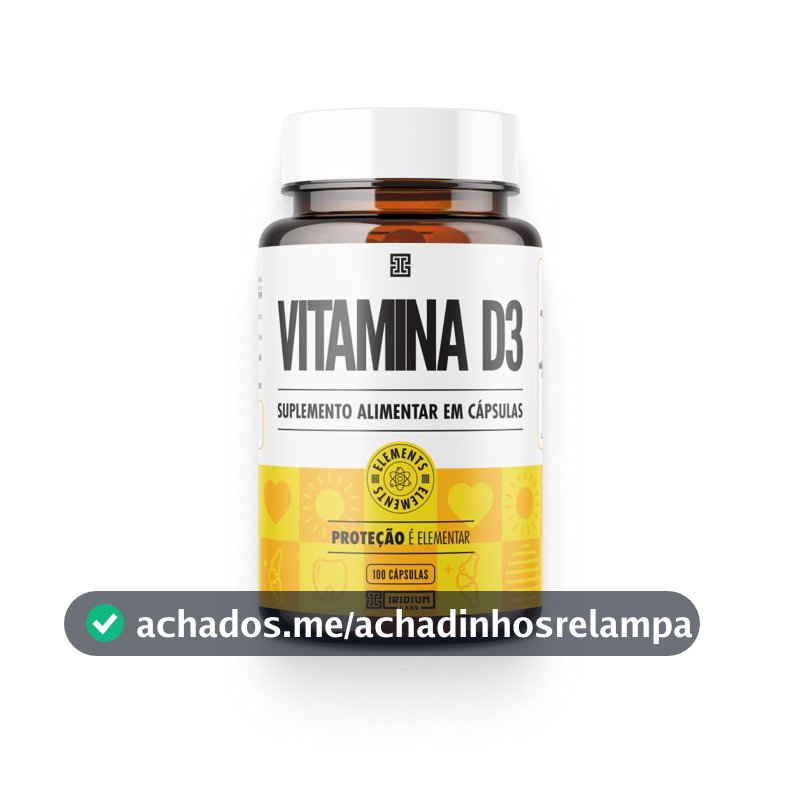 Vitamina D3 2000 UI (100caps) - Iridium Labs, Iridium Labs