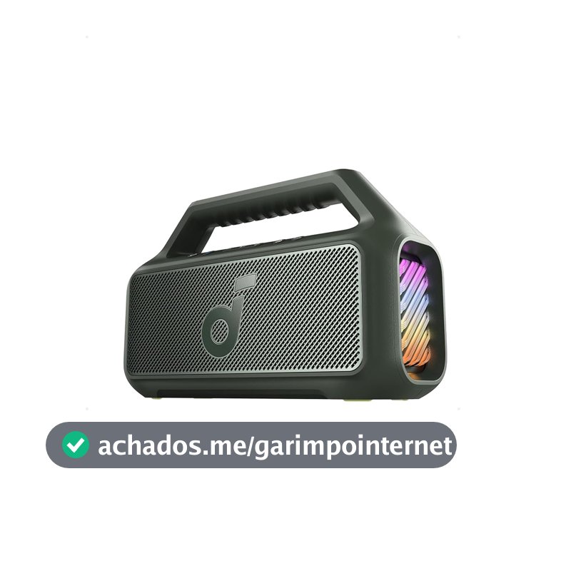 soundcore Boom 2 da Anker, Caixa de Som Portáteis Bluetooth, 80W, IPX7