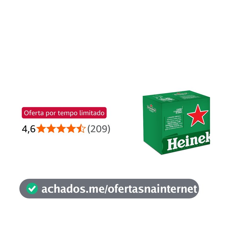 Cerveja Heineken Garrafa 600ml - Pack com 12 unidades