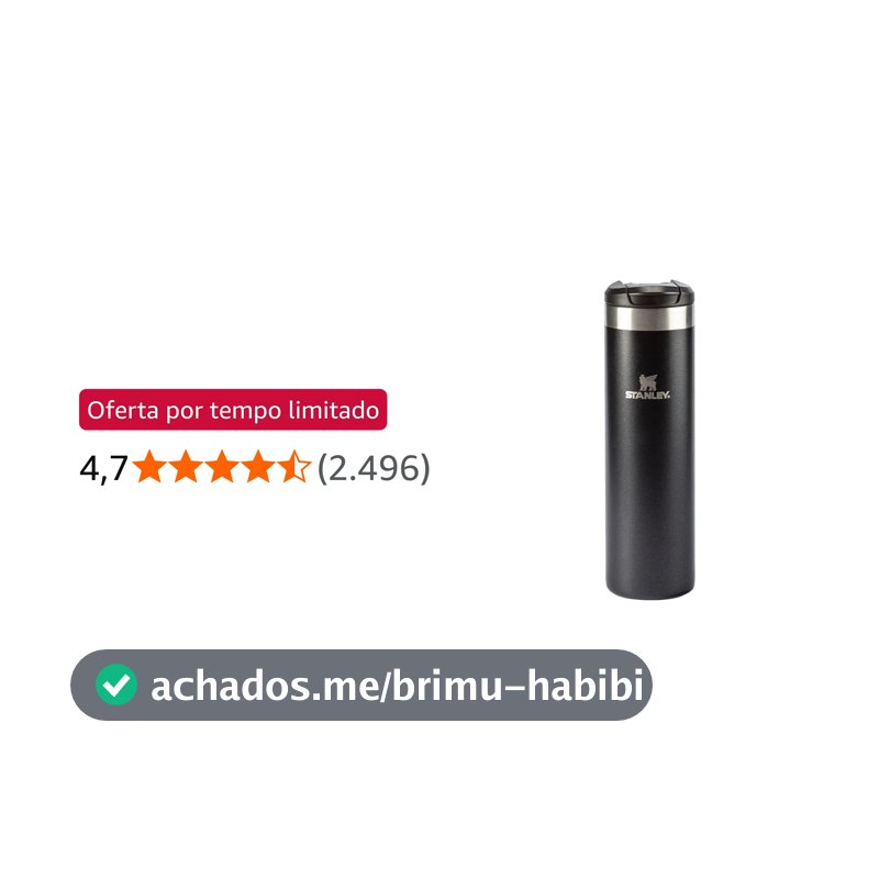 Stanley Garrafa Térmica Aerolight Transit Black 591ml