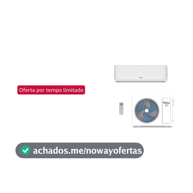 Ar-Condicionado Split HW Philco PAC24FI 24.000 BTUs R-32 Só Frio 220V