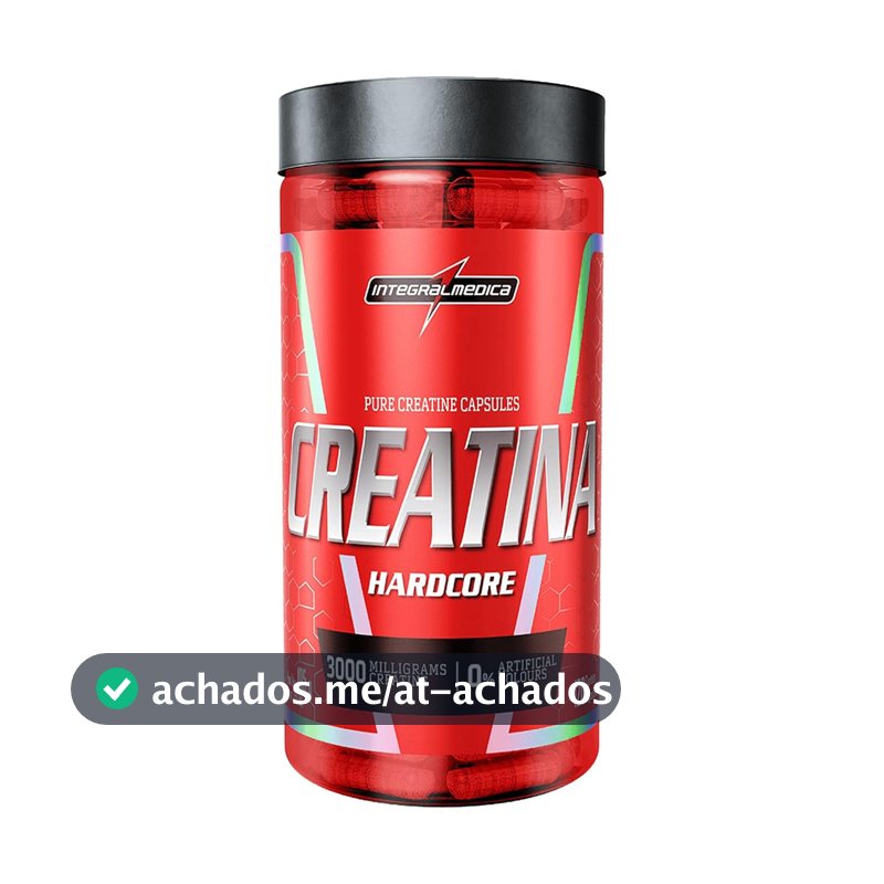 Integralmedica Creatina Hardcore 120 Cápsulas Pura Monohidratada