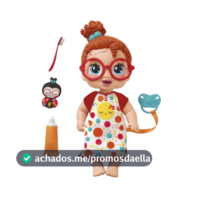 Baby Alive, Boneca, Pequenos Sonhos, Dottie Doodle - Cabelos Ruivos