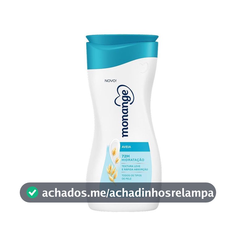 Monange Hidratante Desodorante Iogurte E Aveia 200 Ml