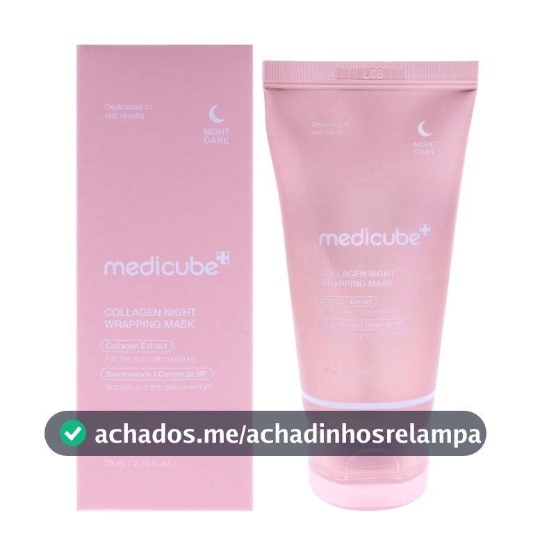 Máscara Facial Noturna medicube Collagen Night Wrapping Mask, 75ml