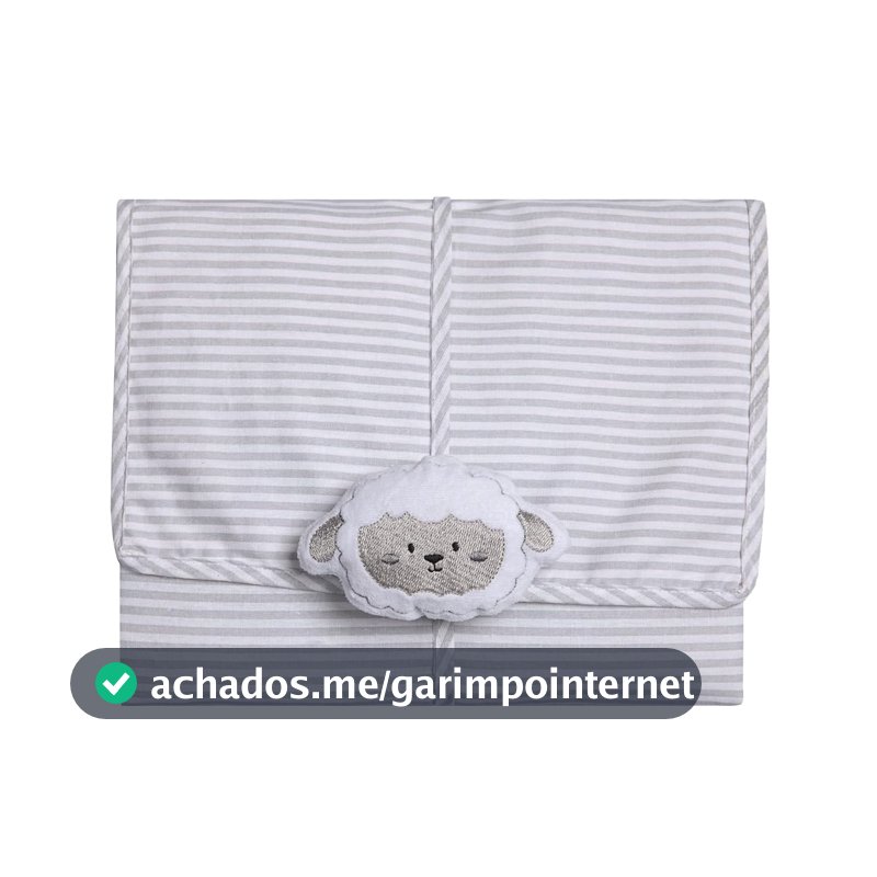Trocador de Fraldas Portátil Papi Friends, Branco, 66cm x 40cm