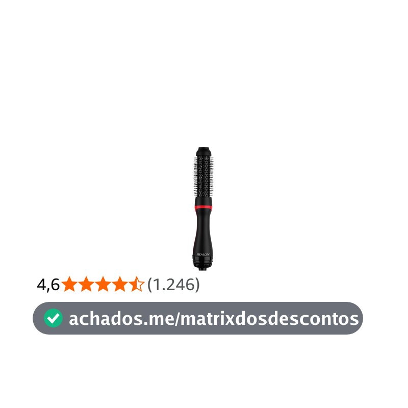 Escova Secadora Alisadora Revlon Root Booster (127)