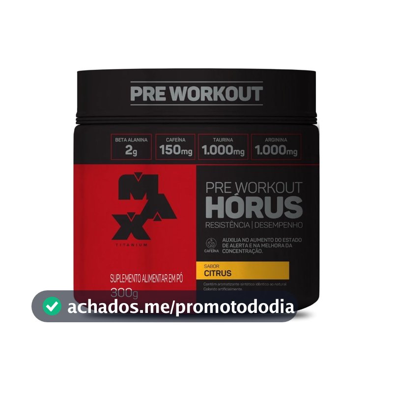 Hórus (300g), Citrus, Max Titanium
