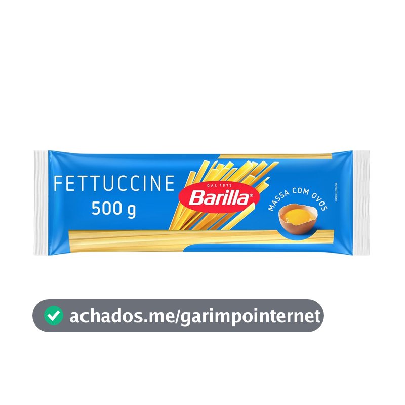 Barilla Fettuccine - Macarrão com Ovos, 500g