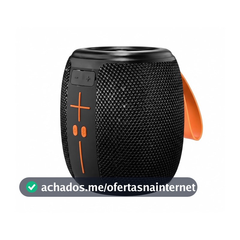 Caixa de Som Bluetooth Portátil 20W Potente com Graves, Resistente à Água, Bateria de Longa Duração, Entrada USB, USB-C e Micro SD, Som Estéreo TWS, Ideal para Festa, Praia e Churrasco