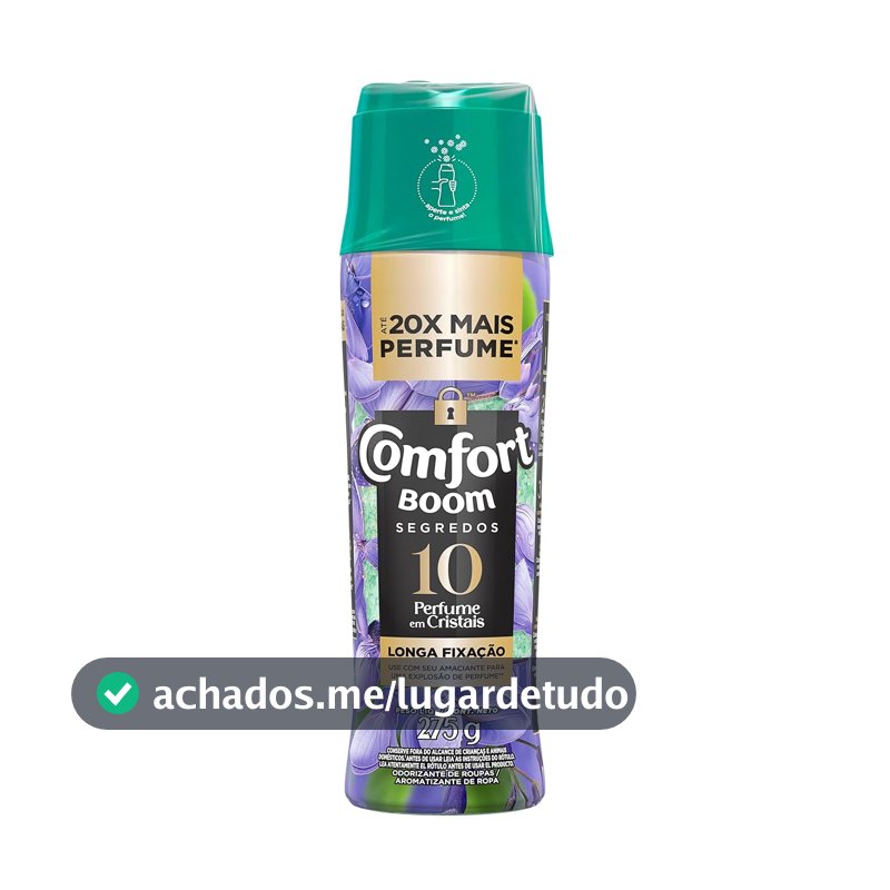 Odorizante de Roupas Comfort Boom 10 Segredos, 275g