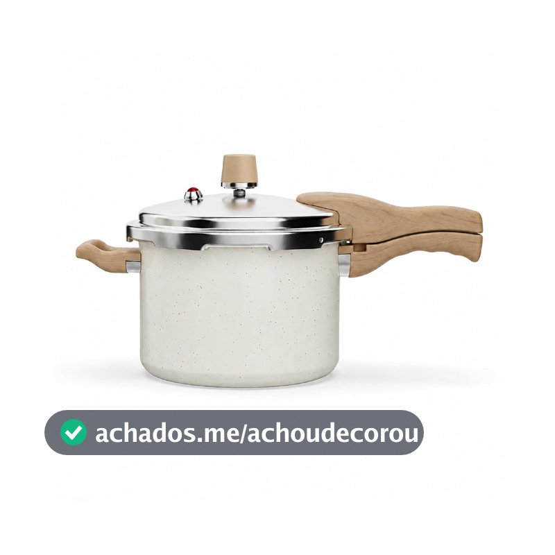 Panela De Pressão 4,4L Antiaderente Cerâmico Indução - Oikos