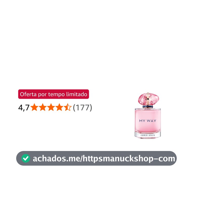 Armani Beauty, My Way Nectar Eau de Parfum, Giorgio Armani Perfume Feminino, Floral Frutado, Fragrância com Notas de Pera, Flor de Laranjeira, Baunilha e Bergamota