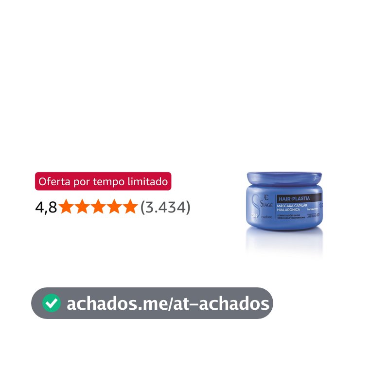 Eudora Siàge Hair-Plastia Máscara Capilar 250g