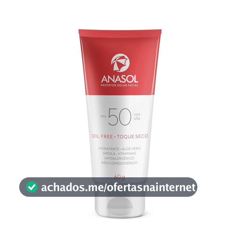 Anasol Protetor Solar Facial FPS 50-60g