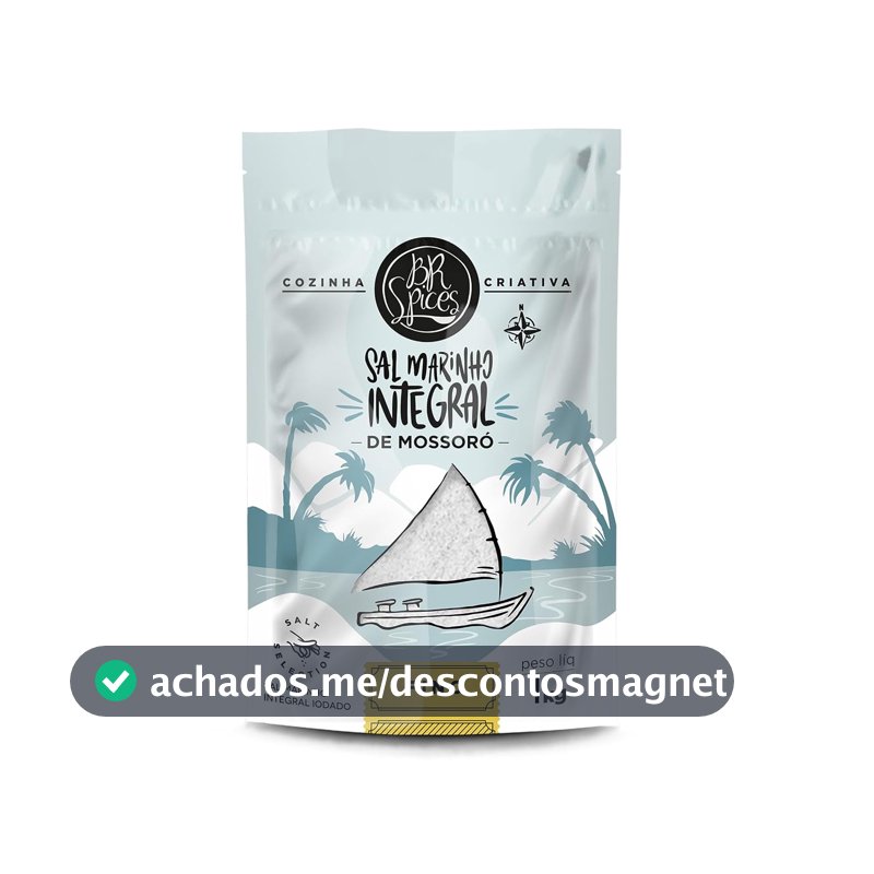 Br Spices Sal Marinho Integral Fino Br Spices Pouch 1Kg