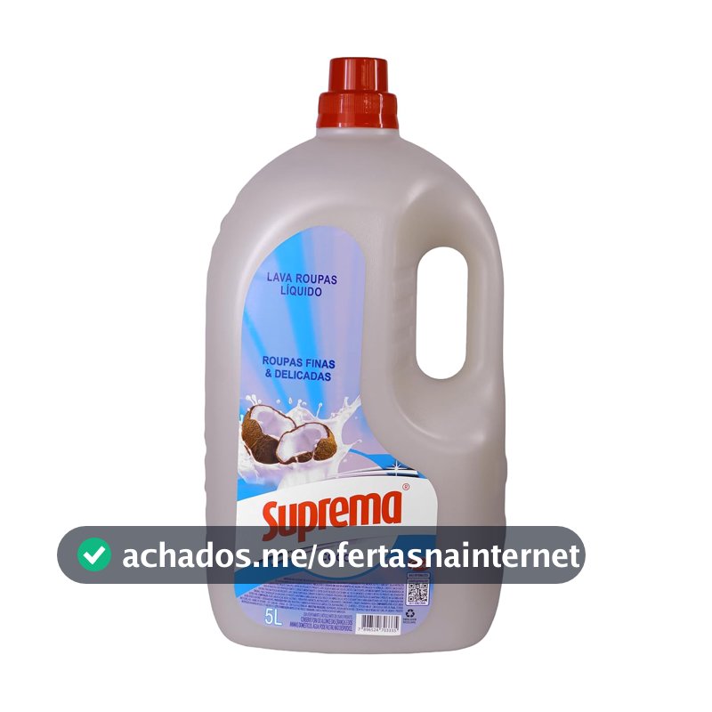 Suprema Lava Roupas Coco 5L - Nova embalagem (Pode variar)