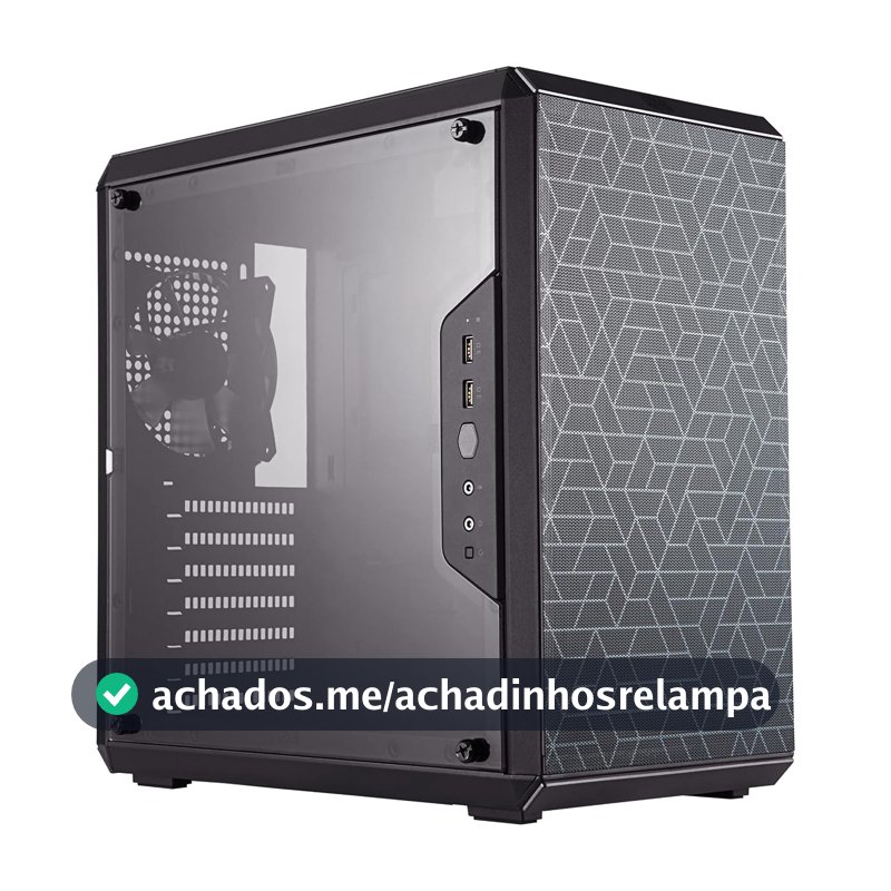 Gabinete Cooler Master MasterBox Q500L, ATX, Lateral em Acrílico Transparente