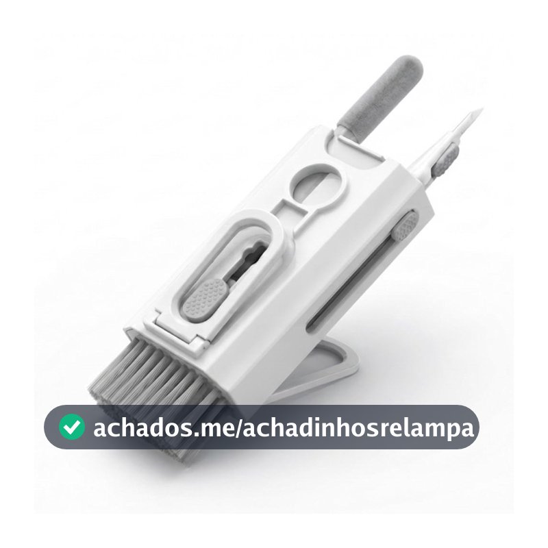 Escova Multifuncional 8 em 1 para Limpeza de Teclado e Gadgets