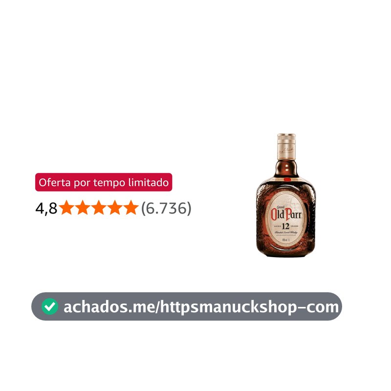 Old Parr Whisky 12 Anos 1L
