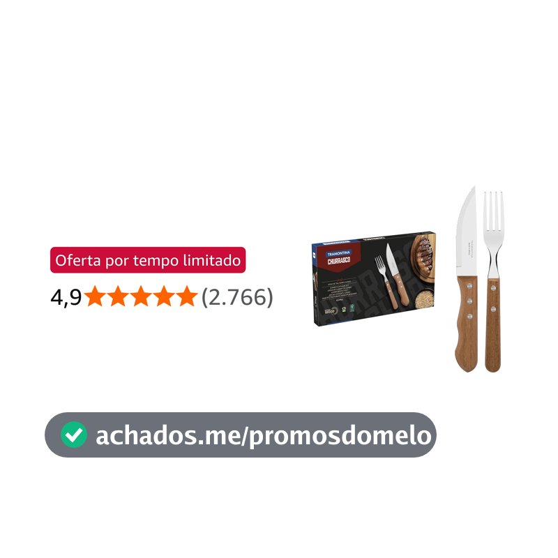 JOGO CHURRASCO INOX 12PC DYNAMIC