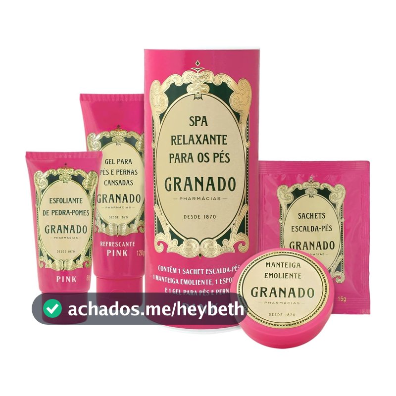 Kit Spa para os Pés Granado Pink