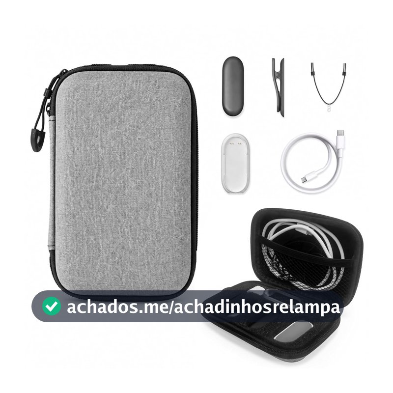 Oferta por tempo limitado: Capa Protetora FlexiCable para Plaud NotePin e NotePin S com Cordão Portátil