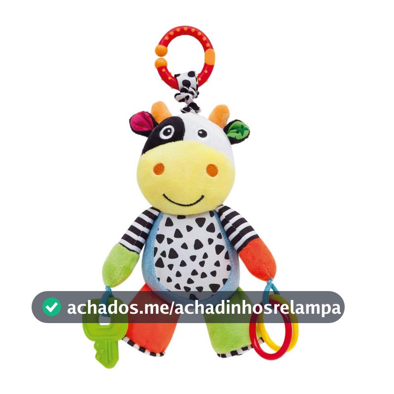 Brinquedo de Atividades Vaquinha Buba, Multicor