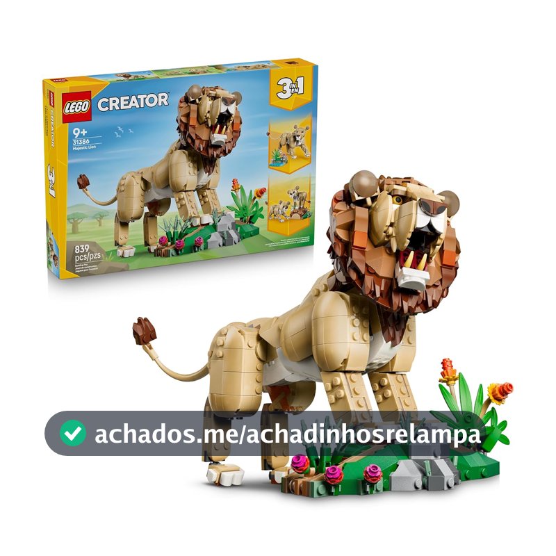 LEGO Creator Animais Selvagens: Leão Majestoso 31386