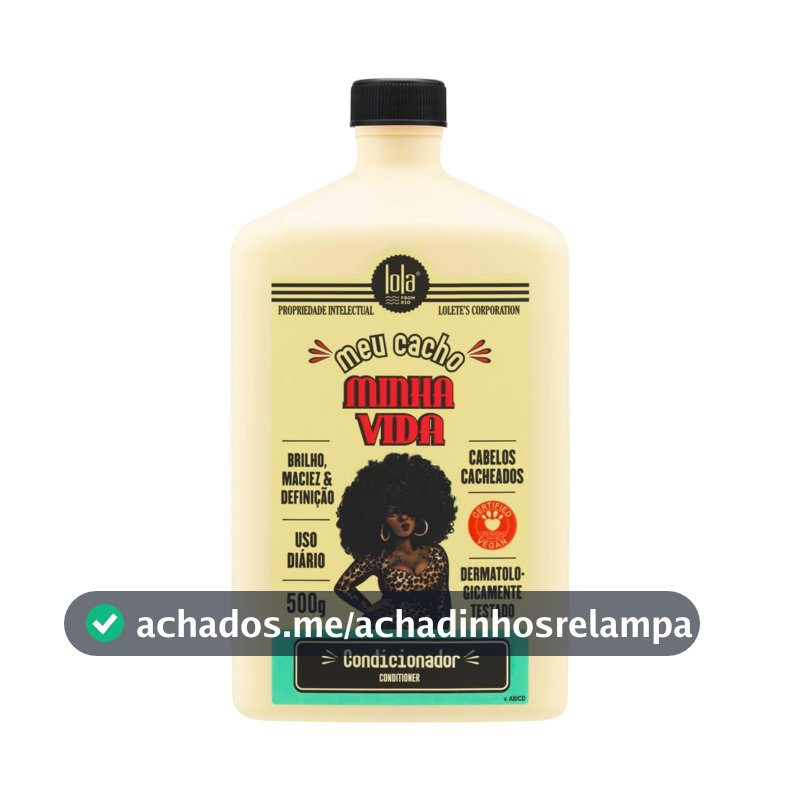 Meu Cacho Minha Vida Condicionador 500g , Lola Cosmetics