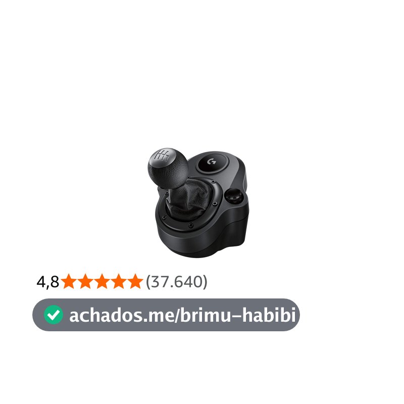 Câmbio Logitech G Driving Force - Compatível com Volantes Logitech G29, G920 e G923 para PS5, PS4, Xbox Series X