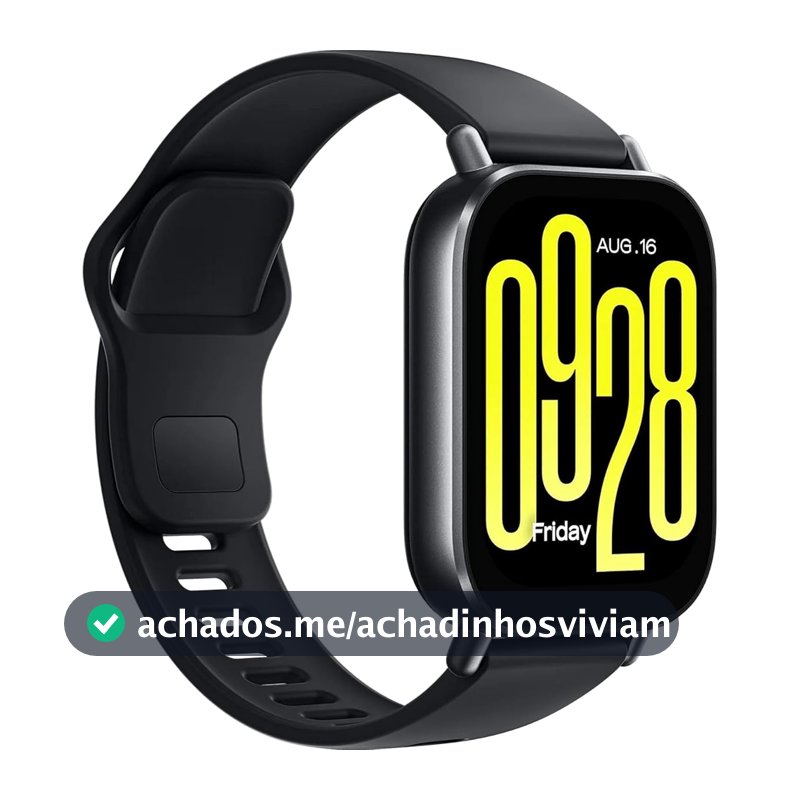 Smartwatch Хiаоmi Rеdmi Watch 5 Active Tela 2” Chamadas Bluetooth Bateria 18 Dias Monitoramento Corporal e Atividades Físicas