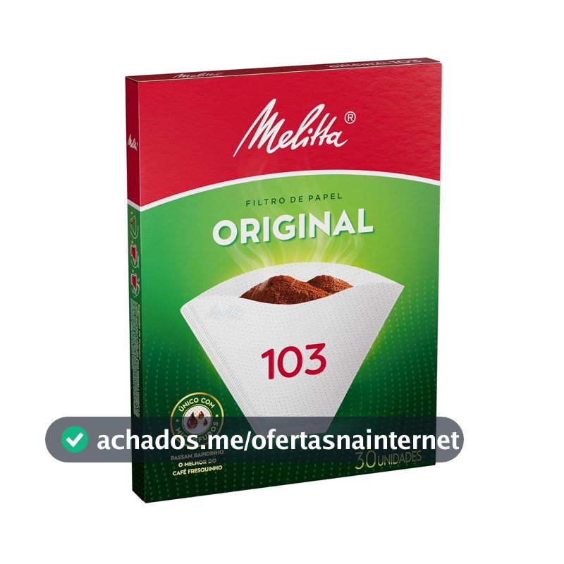 Filtro de Papel 103 Melitta 30 Unidades
