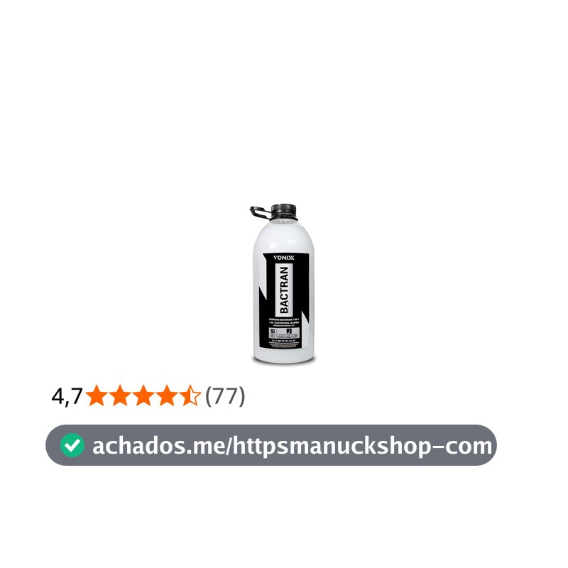 vonixx Limpador Bactericida 7 em 1 Bactran 3 Litros