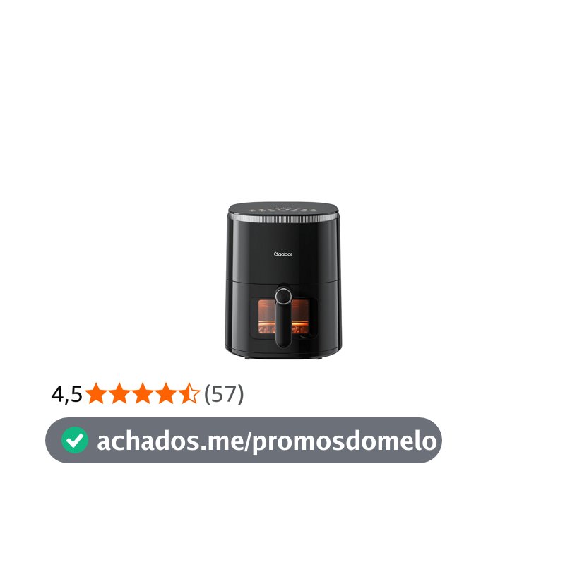 Fritadeira Elétrica Duo Digital 4,2L AF-45T02A, 127V - Gaabor