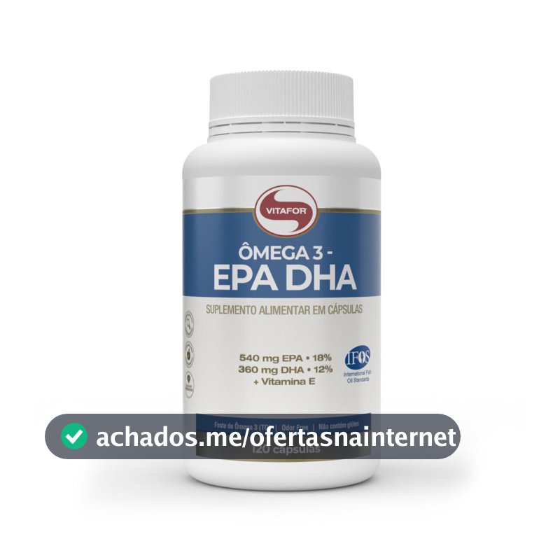 Ômega 3 EPA DHA 1g (120 Caps), VitaFor