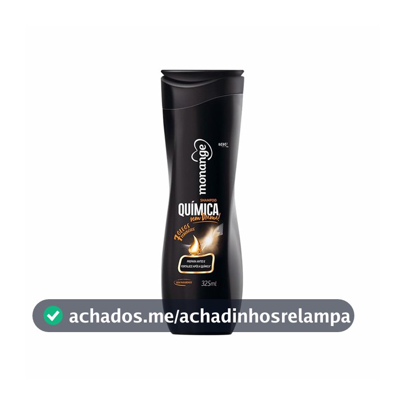 Coty - Shampoo Monange 350Ml Quimica Sem Drama