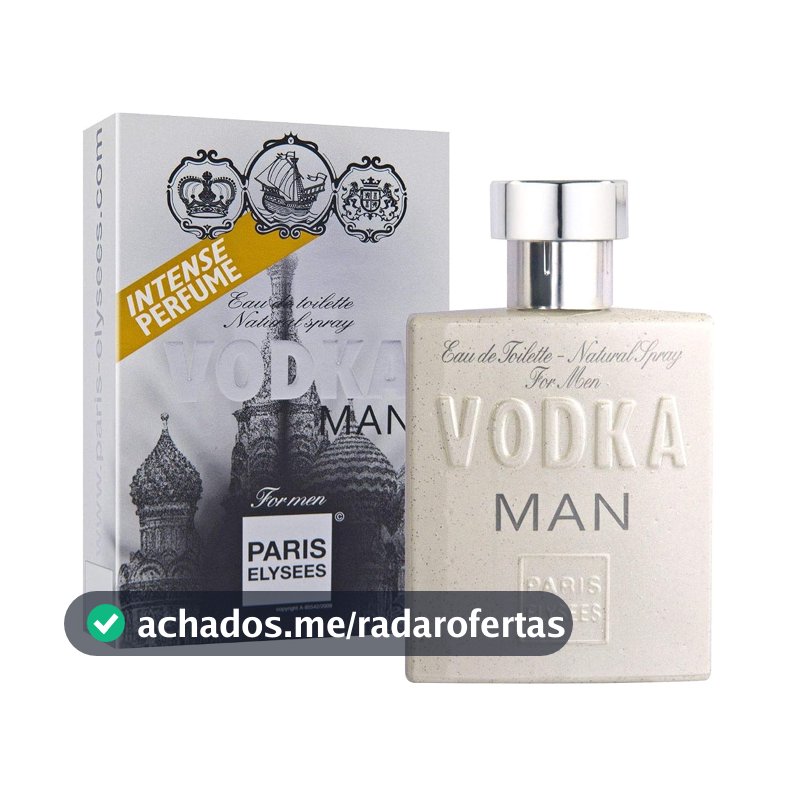 Perfume Importado Paris Elysees Eau De Toilette Masculino Vodka Man 100ml
