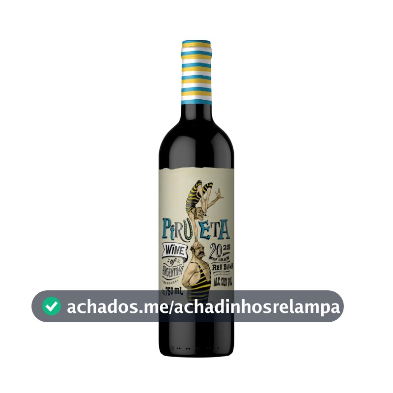 Vinho Fino Tinto Argentino Pirueta Varietal Red Blend 750ml