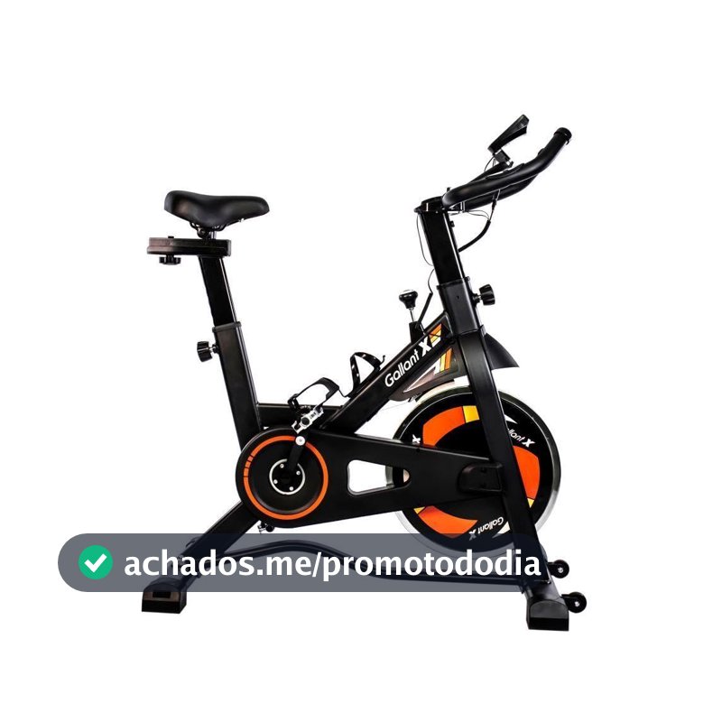 Bicicleta Ergométrica Gallant Elite X Spinning Roda de Inercia 8kg até 110kg Mecânica Gsb08hbta-pt