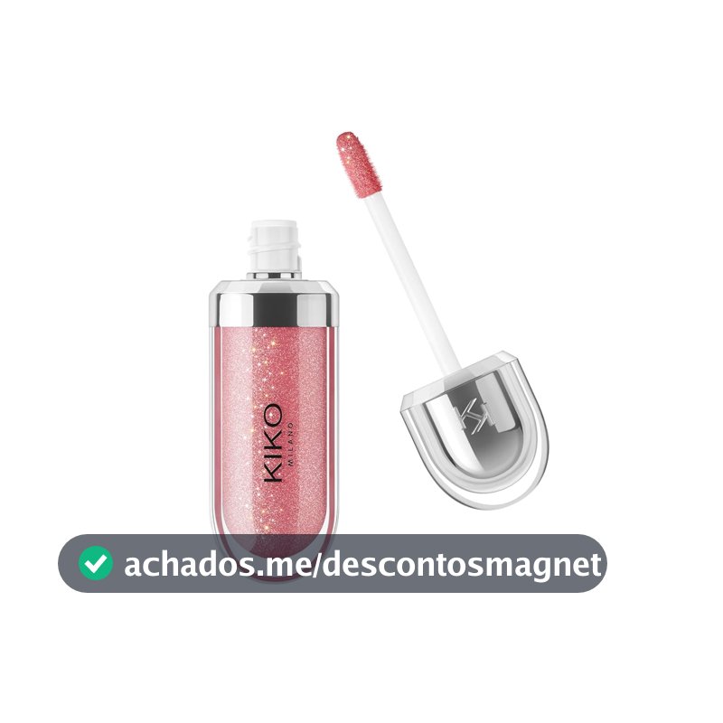 KIKO MILANO, 3D Hydra Lipgloss, Gloss Hidratante Para Os Lábios, Com Efeito 3D, Fórmula Com Extrato de Bidens