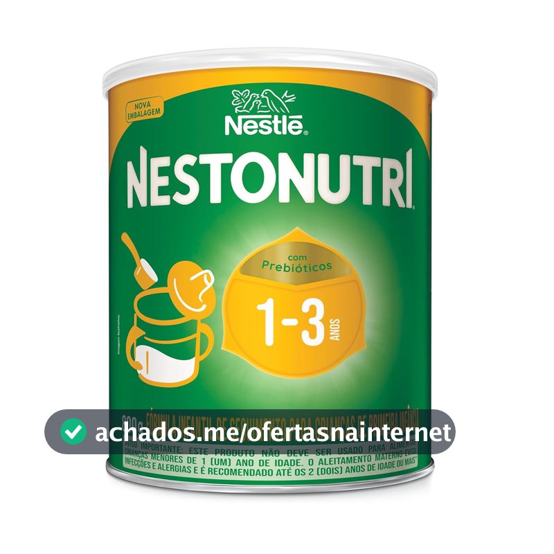 Fórmula Infantil em Pó Nestonutri 1+ para Crianças Acima de 1 Ano, 800g (Contém Leite)