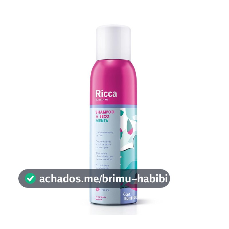 Ricca Shampoo A Seco Menta 150ml