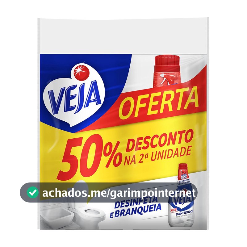 Veja X14 Limpador Tira Limo 500ml 2 unidades