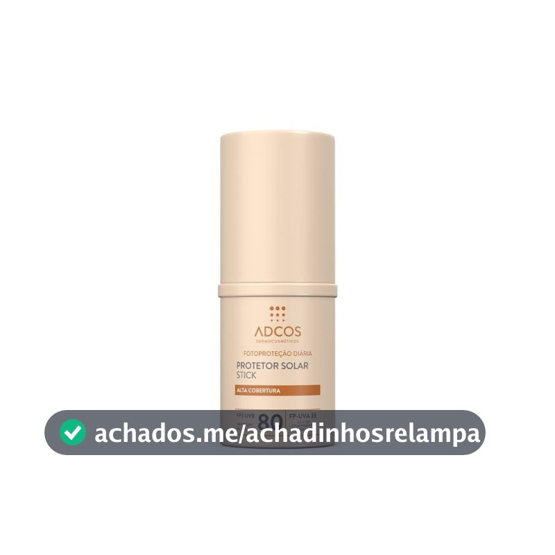 Protetor Solar Adcos Tonalizante Base Stick Fps80 17g- Nude