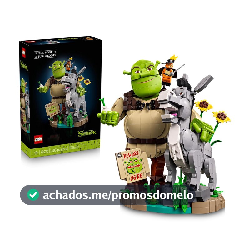 LEGO Shrek: Shrek, Burro e Gato de Botas 72423